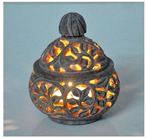 GAC Marble Decorative Soft Stone Light Lamp Showpiece (Multicolour ...