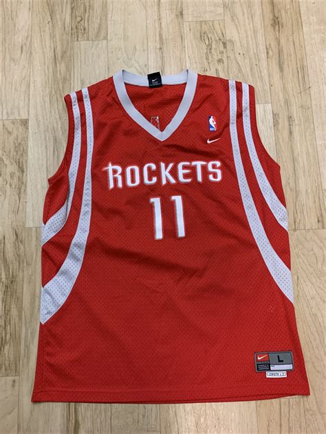 Nike Swingman Team Men’s L +2 Yao Ming Jersey Houston Rockets NBA | eBay