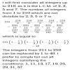 Find the number of integers between 1 and 250 that are divisible by 2,3 ...