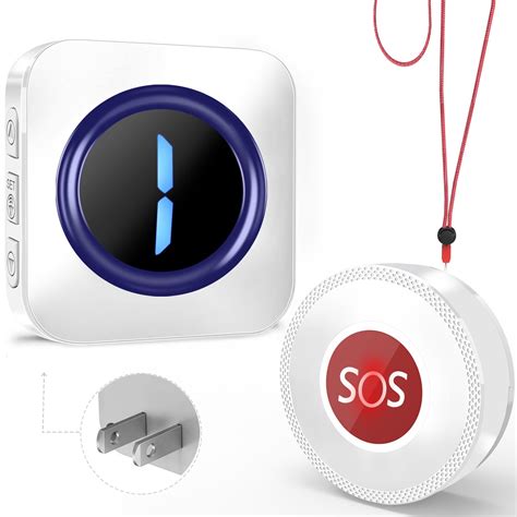 Buy Wireless Caregiver Pager Call Button Nurse Calling Alert Patient ...