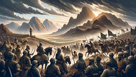 Sketch Of Battle Of Uhud