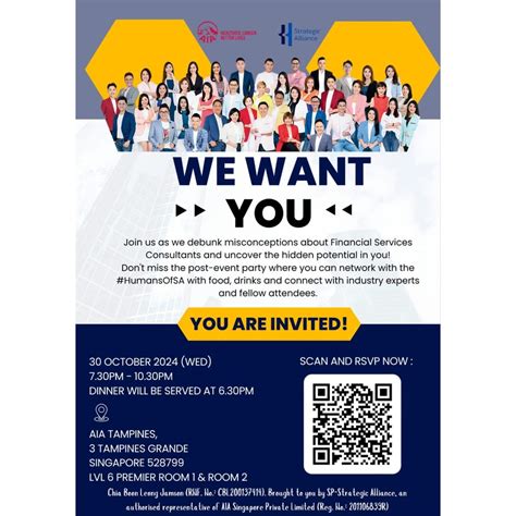 Strategic Alliance Career Night 2024, AIA Tampines, 30 October 2024 ...