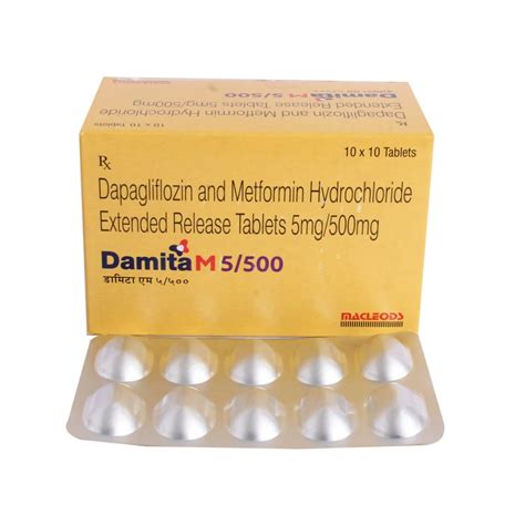 Damita M 5/500 Tablet 10's Price, Uses, Side Effects, Composition ...