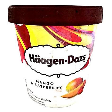 Buy Haagen Dazs Ice Cream Mango Raspberry 473 Ml Tub Online At Best ...