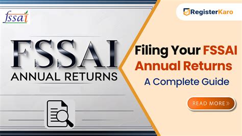 FSSAI Annual Return Filing: Complete Guide & Deadlines for 2025
