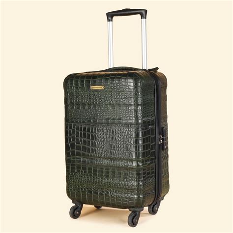 Buy Leather Trolley Bag Online in India - Three Sixty