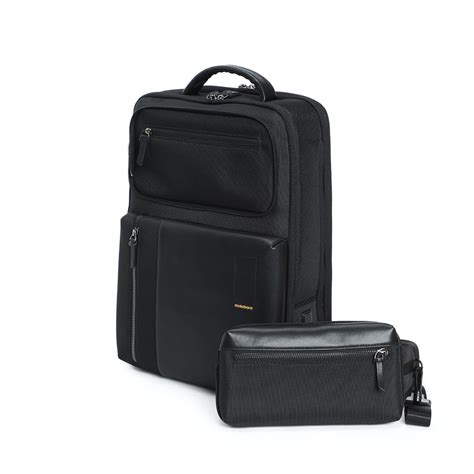 Buy MOKOBARA The Overnighter Backpack | Black Vegan Leather Expandable ...