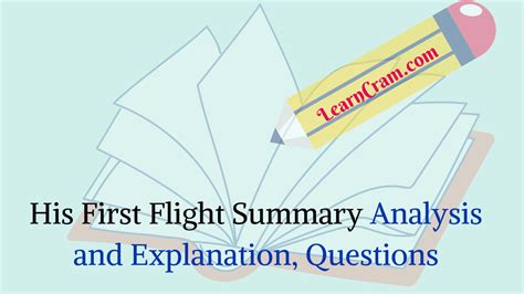 Image result for His First Flight Question Answers PDF