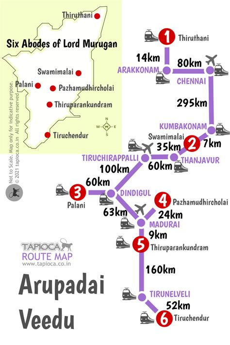 Famous 24 Subramanya Swamy (Murugan) Temples in Tamilnadu