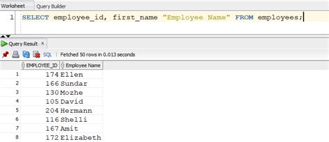 Image result for Oracle Table Alias