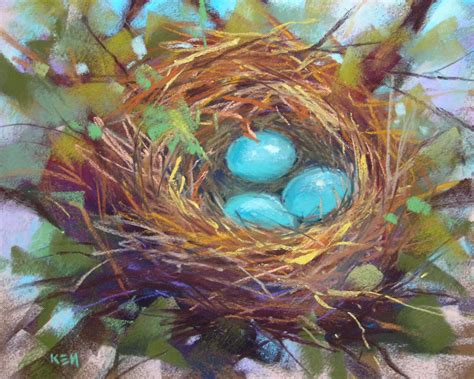 Bird Nest Paintings - The Painting Gallery