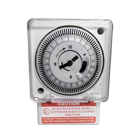 Blackt Electrotech BT41AG 230 Volt DIN Rail Mounted Analog Timer Switch ...