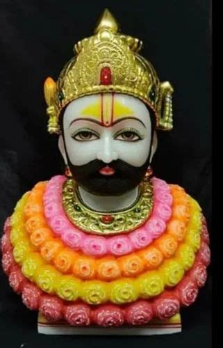 Marble Khatu Shyam baba Statue - Khatu Shyam Ji Marble statue size 18 ...