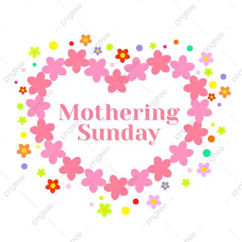 Sunday Vector Design Images, Mothering Sunday, Mom, Mommy, Mothering ...
