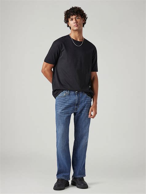 Men's 555 Blue Relaxed Straight Fit Mid Rise Jeans – Levis India Store