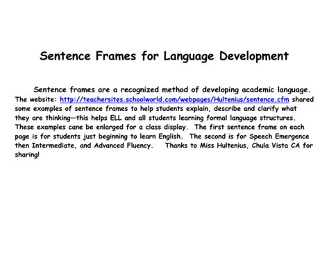 Image result for Topic Sentence Frame