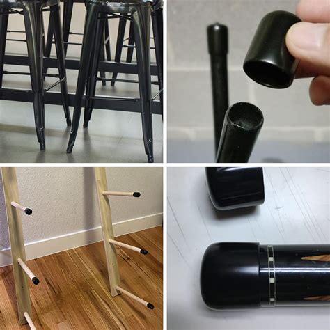 Buy Prescott Plastics 2" Inch Round Rubber Hole Plugs (4 Pack), Black ...