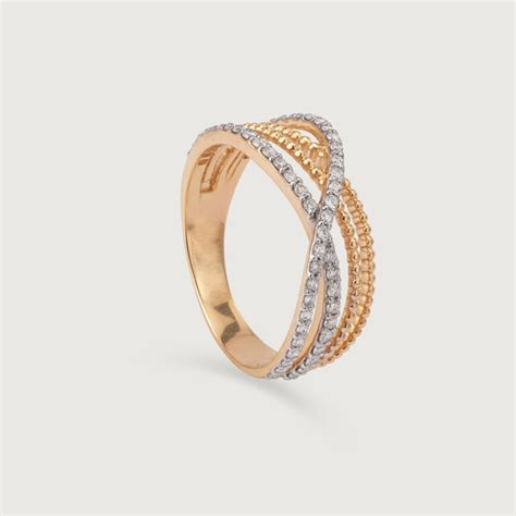Infinite Shimmer 14KT Gold & Diamond Ring