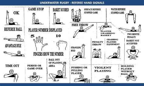 Image result for Rugby Referee Hand Signals