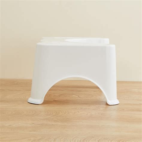 Buy Saffiano Cygnus Solid Plastic Stool : 47.5 cm x 33.3 cm x 20.7 cm ...