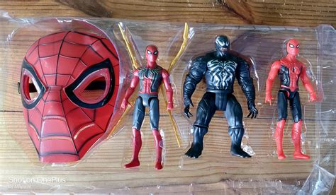 Marvel Spiderman cosplay Action Figure toy – Jr.Billionaire