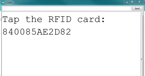 Arduino interfacing with EM-18 RFID reader