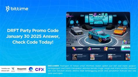 DRFT Party Promo Code January 30 2025 Answer, Check Code Today!