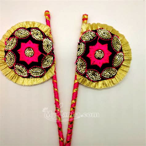 Buy Laddu Gopal Circular Designer Pankha For Laddu Gopal, Kanha Ji ...