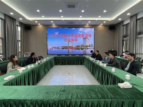 扬州市国资委领导考核调研颐和项目建设情况