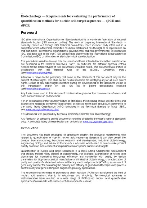 Iso-20395 - ASSESEMENT WORK - Biotechnology — Requirements for ...