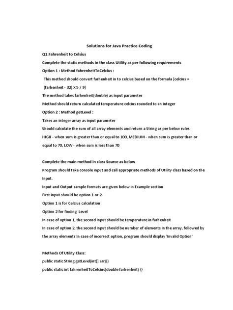 Image result for Java Practice Coding Problems