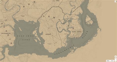 Image result for RDR2 Map IRL