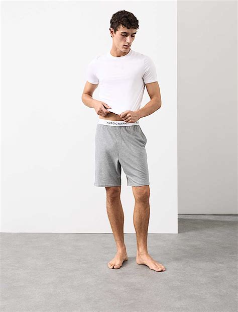 Buy Supima Cotton Modal Elasticated Pyjama Shorts at Marks & Spencer
