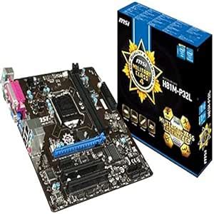 Amazon.in: Buy MSI H81M-P32L Socket LGA 1150 Motherboard Online at Low ...