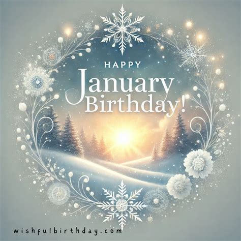January Birthday - Wishful Birthday