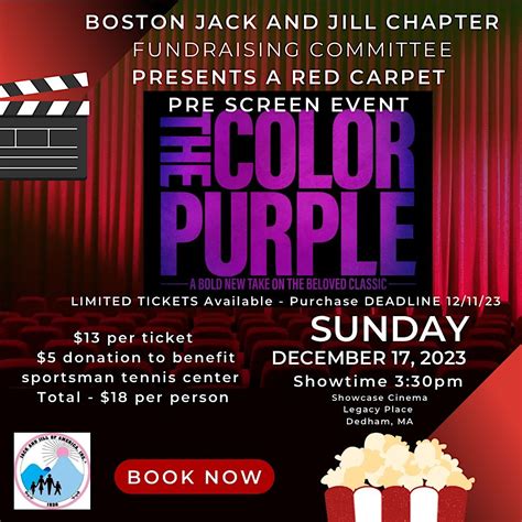Pre-Screening The Color Purple, Showcase Cinema de Lux Legacy Place ...