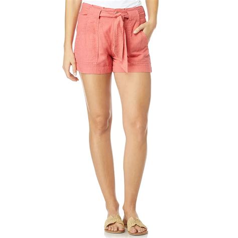 Juniors' WallFlower Insta Chill Paperbag Linen Shorts