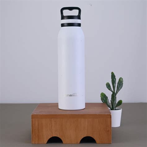 Buy SERVEWELL Hydration Stainless Steel Vacuum Water Bottle - 720ml ...