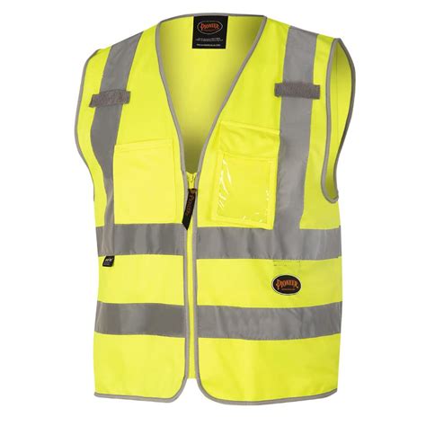 Pioneer Safety Vest for Men – Hi Vis Reflective Neon with 8 Pockets ...