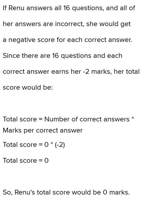 in a class test contain 16 question for marks are given for primary ...