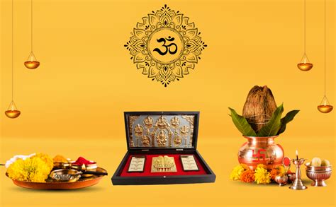 Buy Brass Blessing Gold Plated Lord SHRI ASHTALAKSHMI Pocket Temple ...
