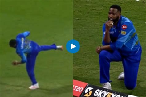 ILT20 2023: Kieron Pollard caught an unforeseen catch, jumps into the ...