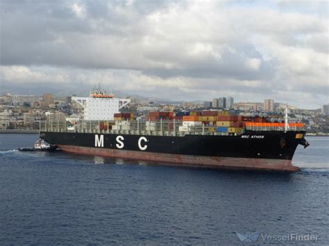MSC ATHOS, Container Ship - Dettagli della nave e posizione attuale ...