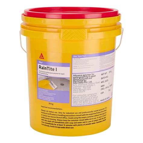 SIKA – Acrylic polymer waterproofing emulsion – Sika RainTite I ...