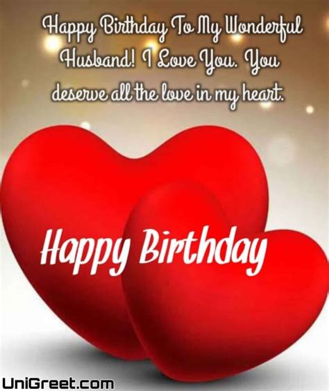 50 Romantic Happy Birthday Wishes Images For Him / Husband / Boyfriend