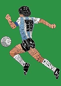 Diego Maradona Poster - Maradona Poster - Football Poster (300GSM ...