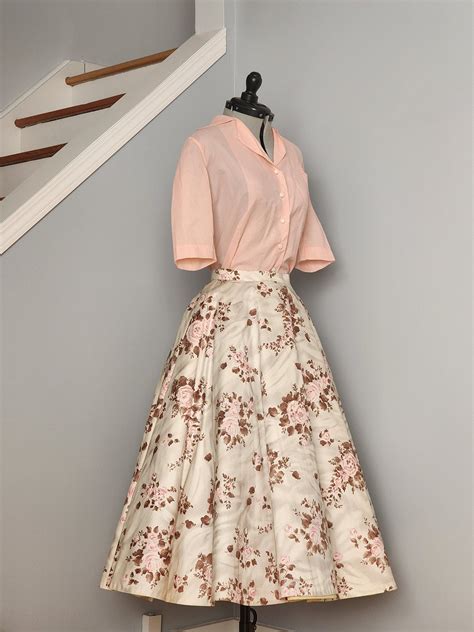 Vintage 1950s Full Circle Skirt Xsmall - Etsy | Circle skirt dress ...