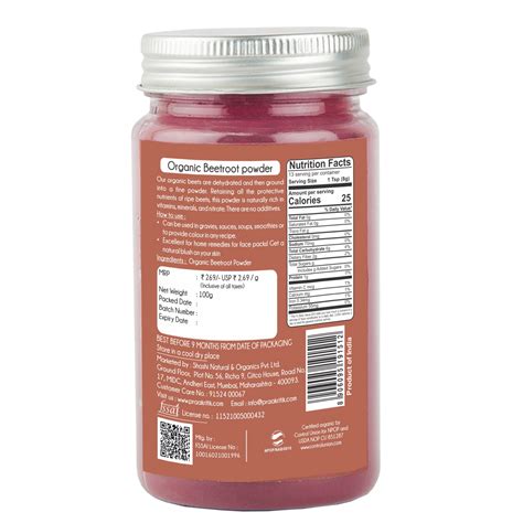 Beetroot Powder| Organic & Natural Beetroot Powder| Praakritik ...