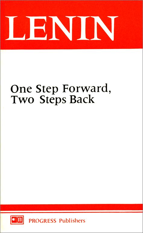 Image result for One Step Forward Two Steps Back Bruce