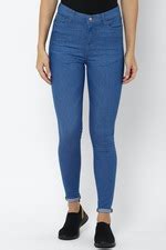 Buy Women Blue Regular Fit Dark Wash Jeans Online - 564755 | Allen Solly